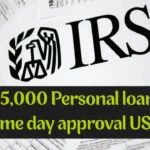 $5000 Personal Loan same day approval USA