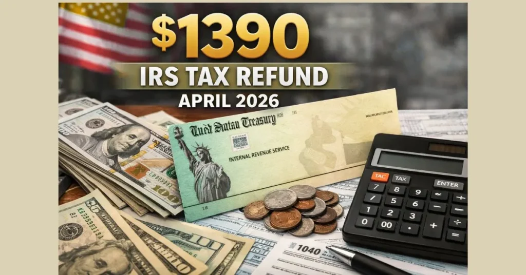 $1390 IRS Tax Refund April 2026