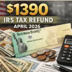 $1390 IRS Tax Refund April 2026